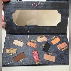 Dose of Colors Hidden Treasure Eyeshadow Palette Limited Edition Metallics Matte